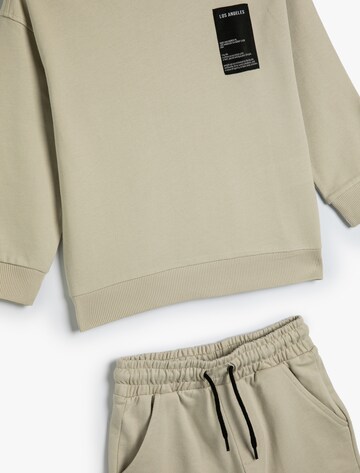 Koton Sweat suit in Beige