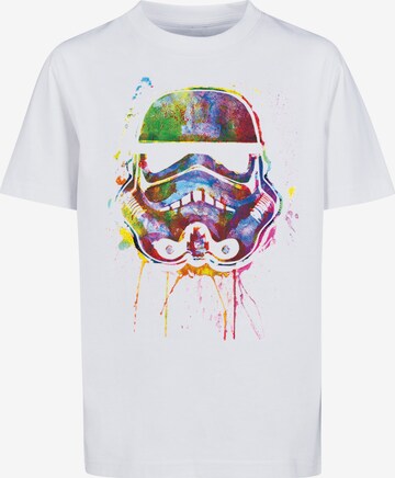 Maglietta 'Star Wars' di F4NT4STIC in bianco: frontale