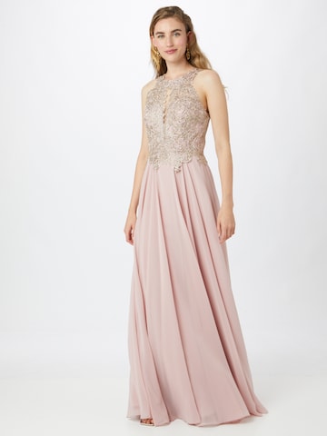 LUXUAR Evening dress in Pink: front