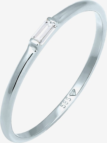 ELLI PREMIUM Ring in Wit: voorkant
