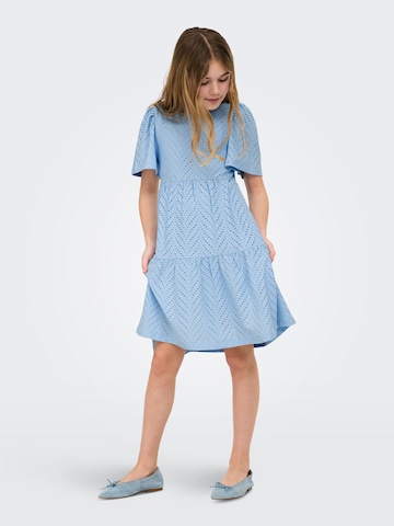 ONLY GIRLS Jurk 'KOGCarla Cathinka' in Blauw