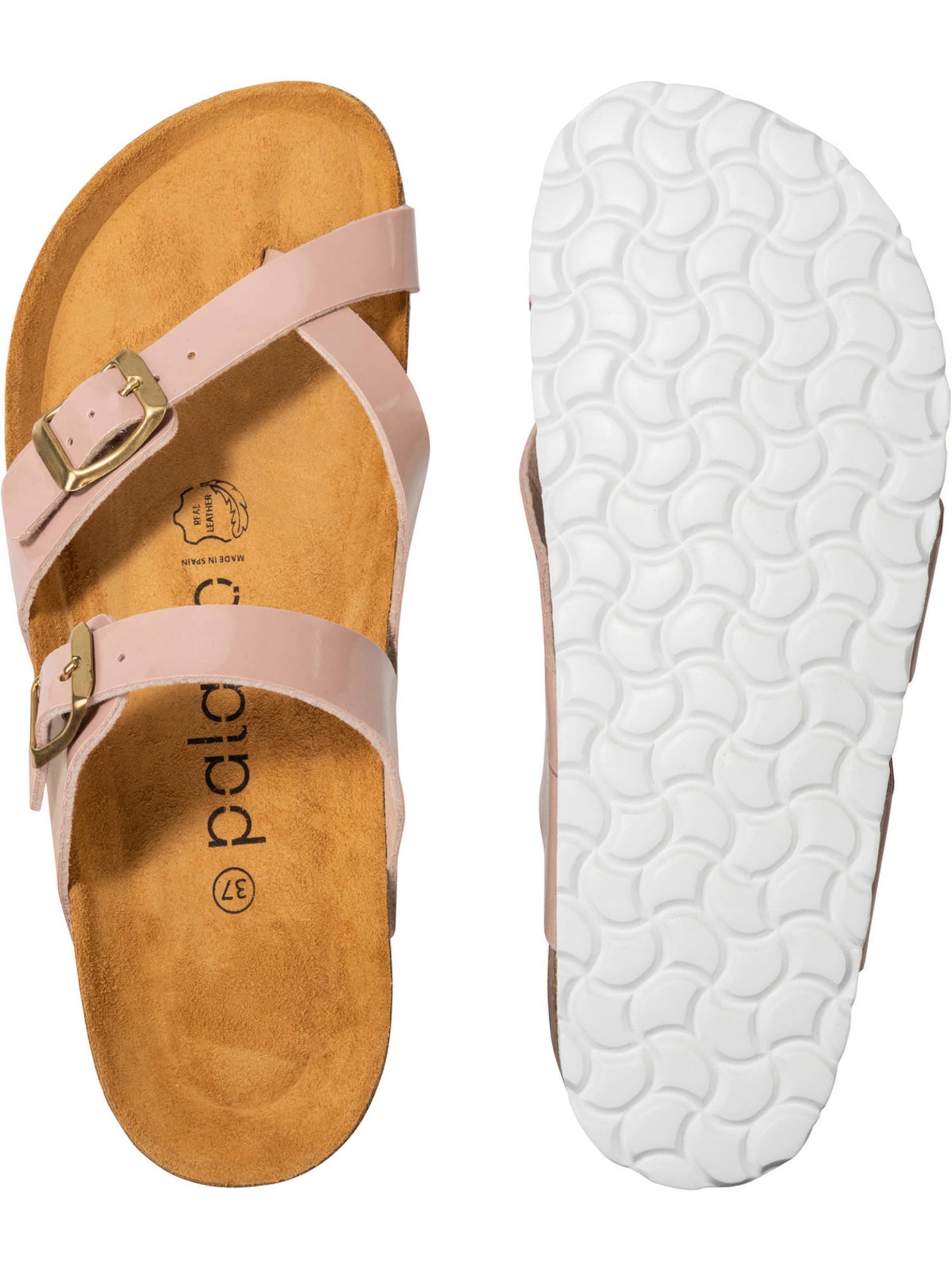 Palado T-bar sandals 'Cres' in Pink