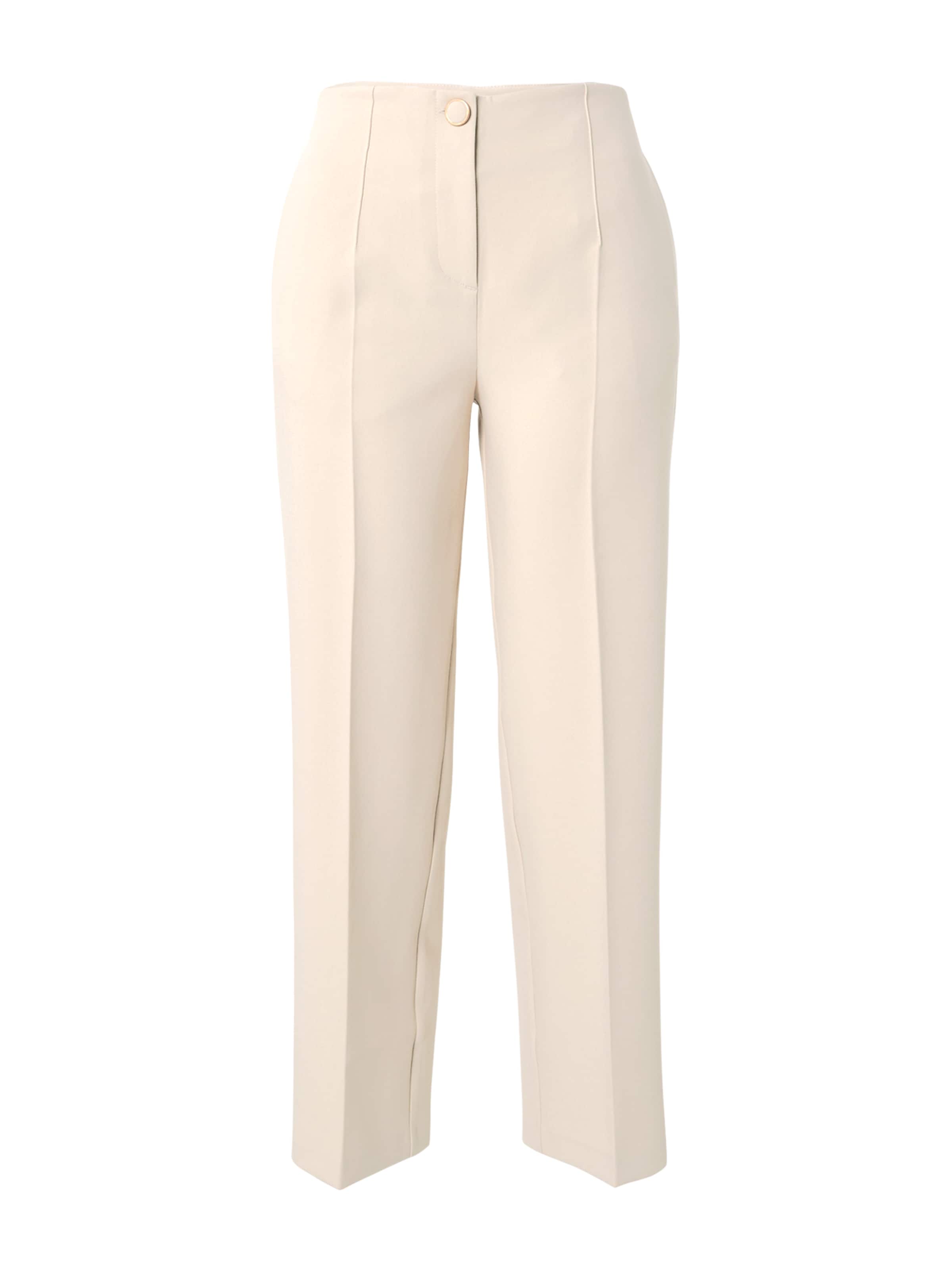 regular Pantaloni con piega frontale di Oasis in beige: frontale