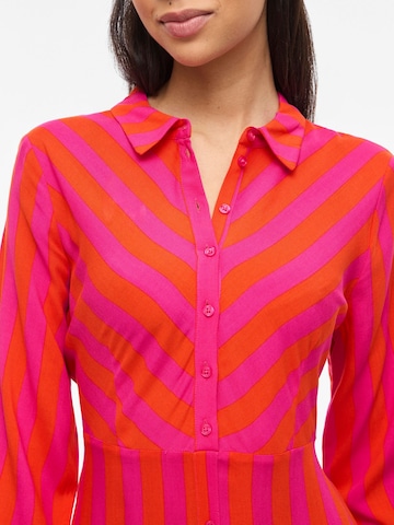 VILA - Vestido camisero 'VIAya Paya' en naranja