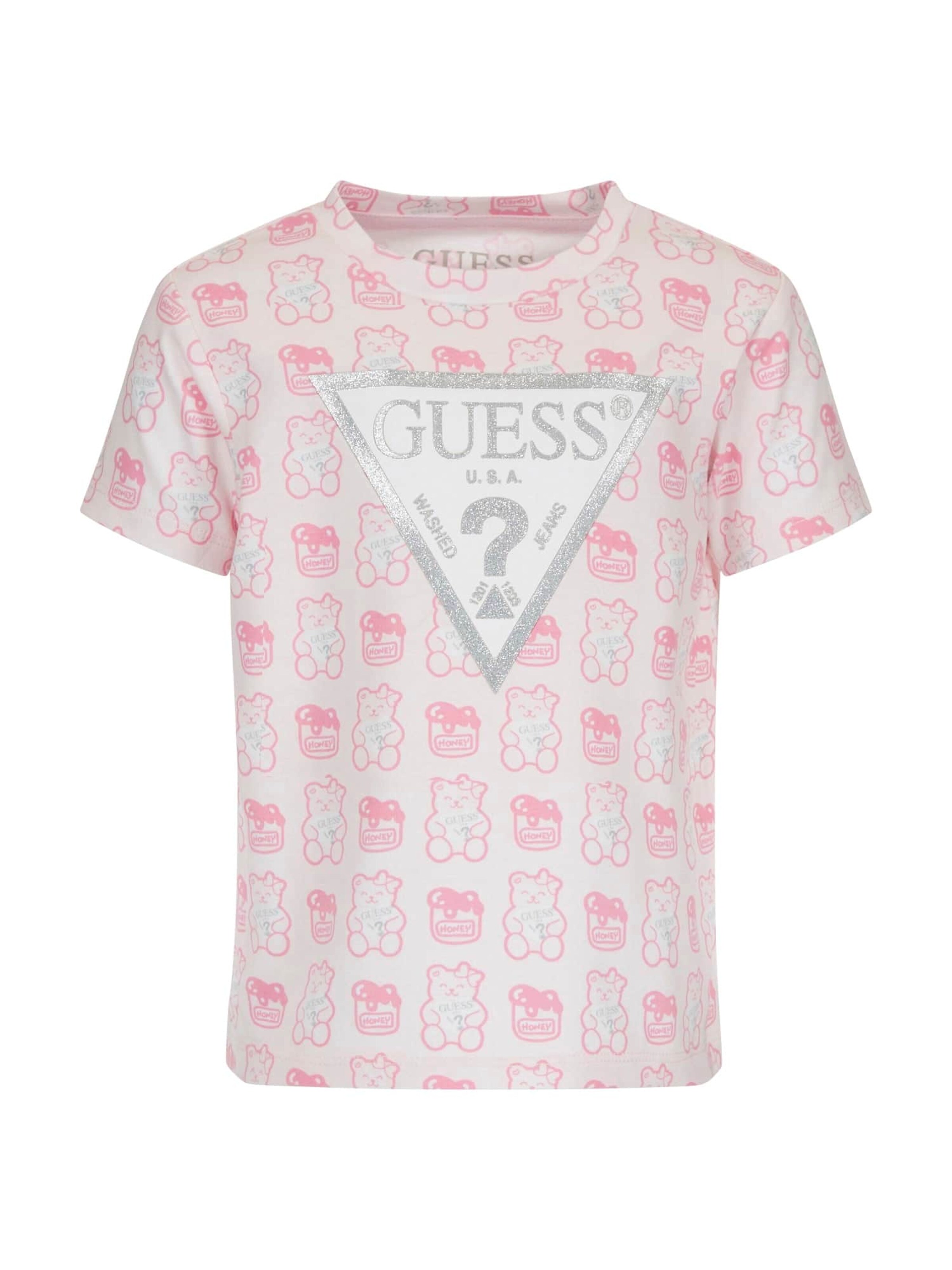 GUESS Shirt in Pink: front