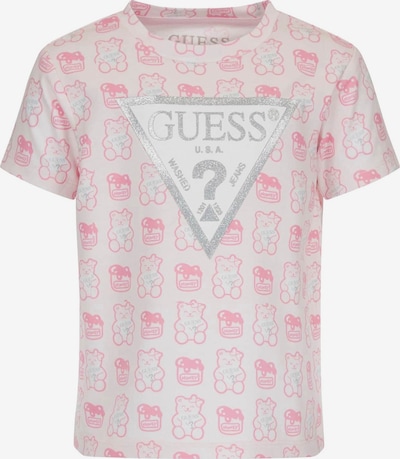 GUESS Shirt in de kleur Zilvergrijs / Pink / Rosé / Wit, Productweergave