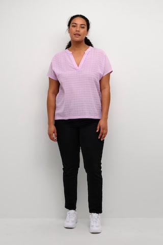 Camicia da donna 'Felia' di KAFFE CURVE in lilla