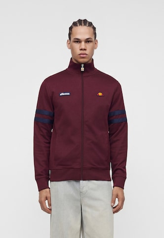 ELLESSE Sweatvest 'Roma' in Rood: voorkant