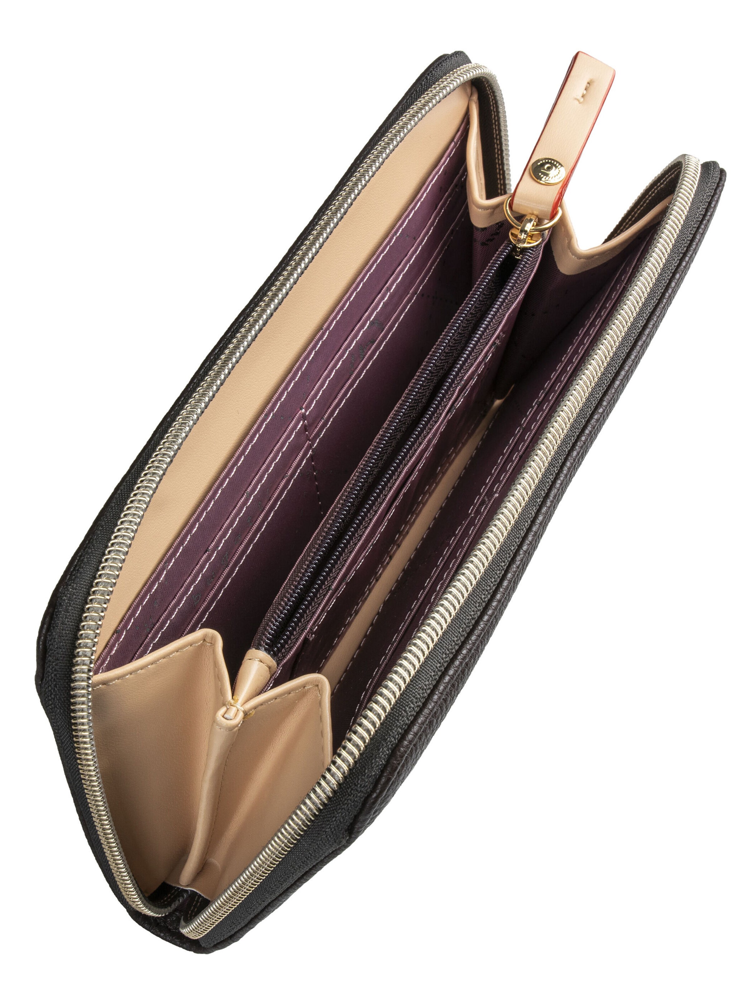 Portamonete 'Ella' di bugatti in marrone