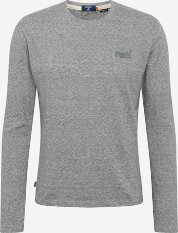 T-Shirt Superdry en gris : devant