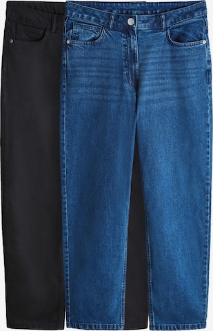 mėlyna The Set Standartinis Džinsai: priekis