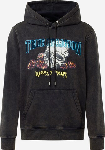 True Religion Sweatshirt in Zwart: voorkant