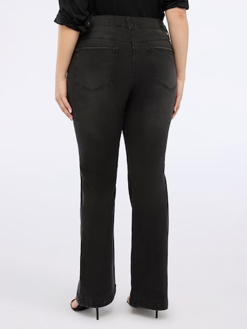 évasé Jean Fiorella Rubino en gris