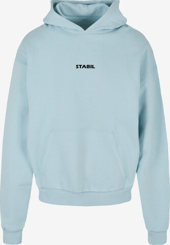 Sweat-shirt 'Stabil' Merchcode en bleu : devant