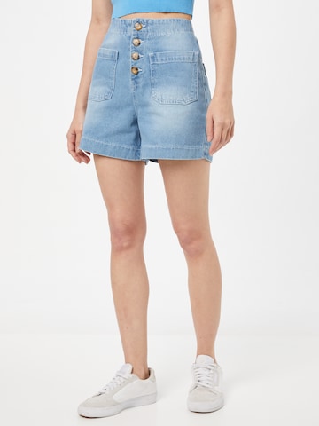 Trendyol Regular Shorts in Blau: predná strana