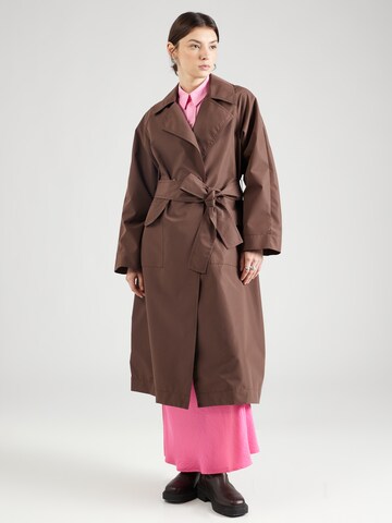 Manteau mi-saison 'HAILEY' ONLY en marron : devant