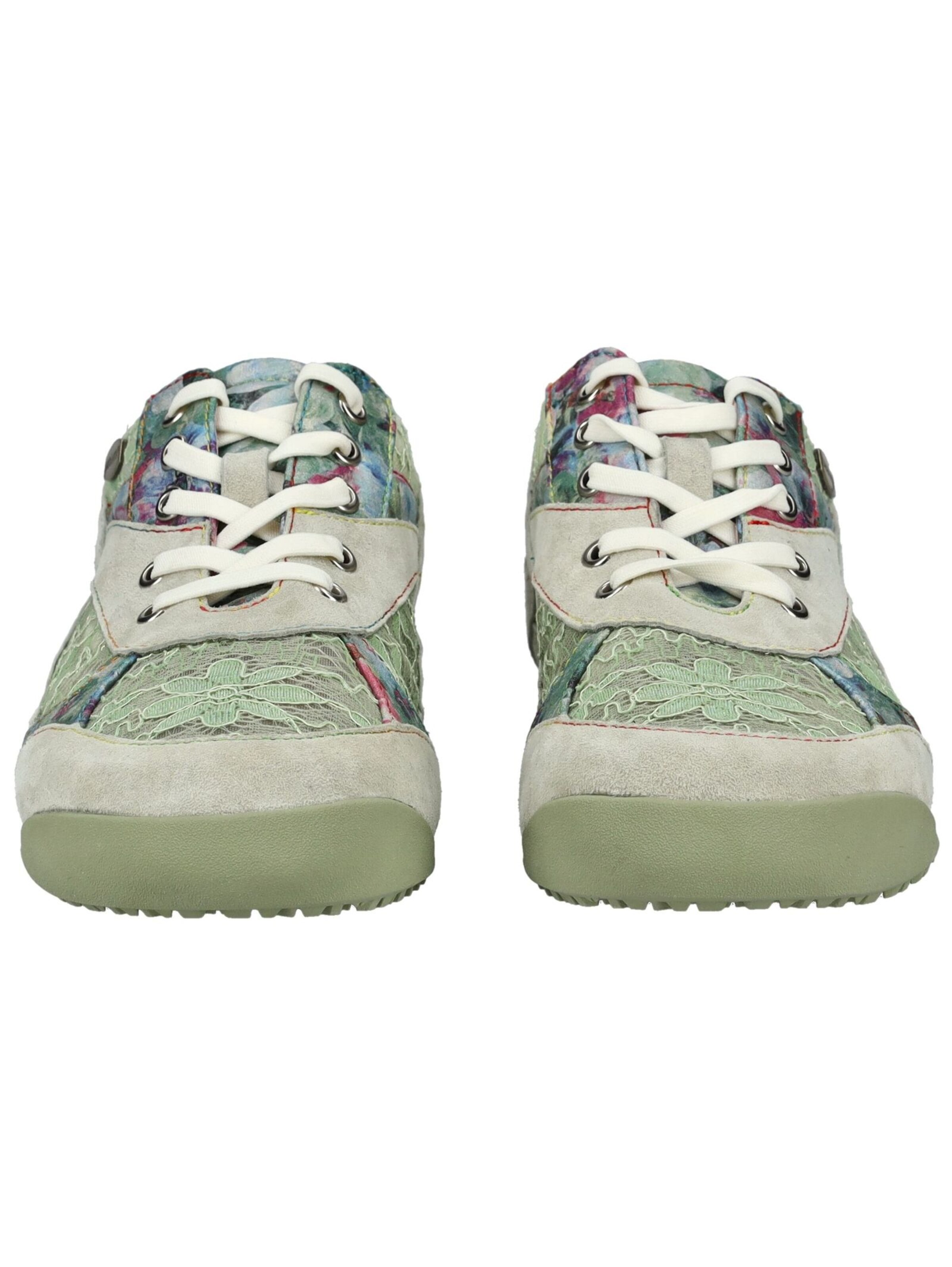 Laura Vita Platform trainers in Green