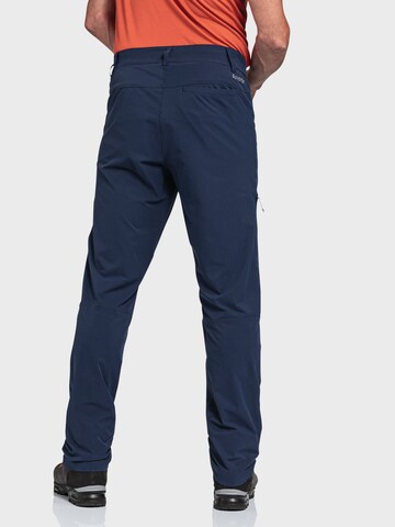 Schöffel Regular Outdoor trousers in Blue