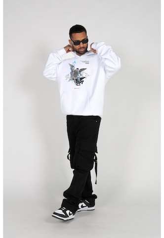 MJ Gonzales - Sudadera 'SAINT V.1 x Heavy' en blanco