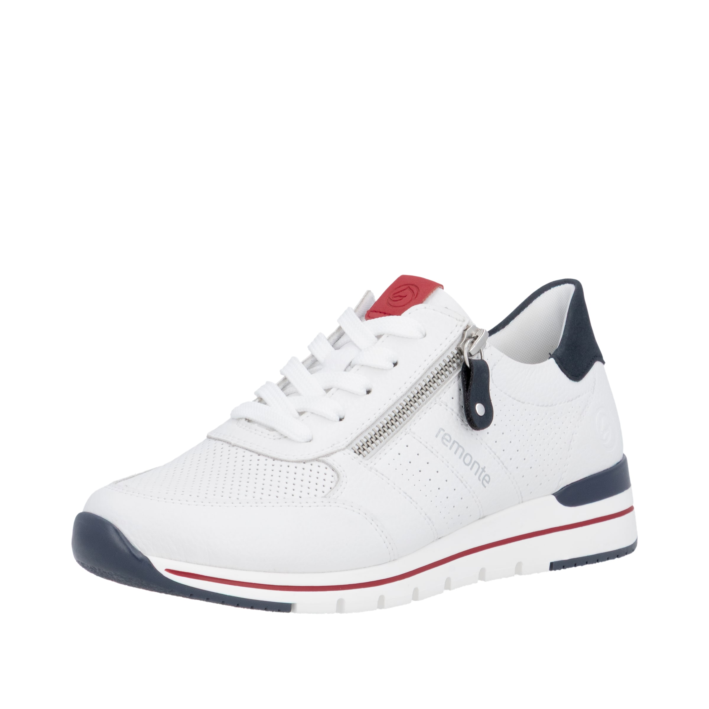 Sneaker bassa di REMONTE in bianco: frontale