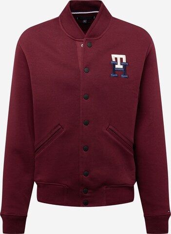 TOMMY HILFIGER Sweatvest in Rood: voorkant