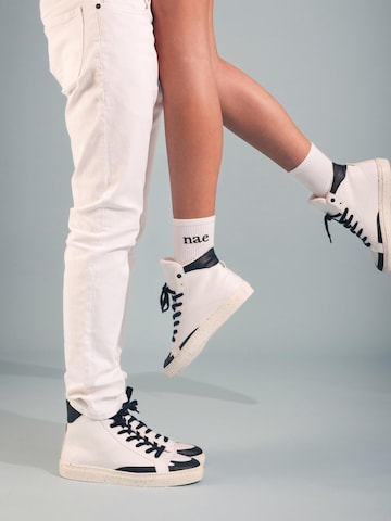 nae Vegan Shoes Sneaker high 'London' i blå