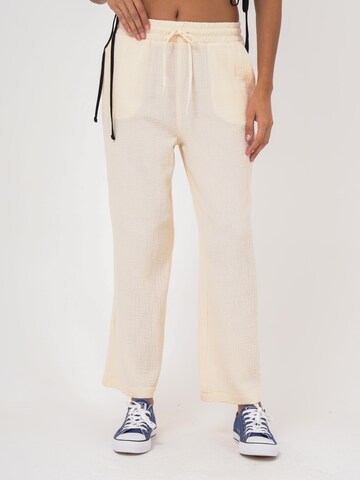 FRESHLIONS Loose fit Pants 'Mila' in Beige: front