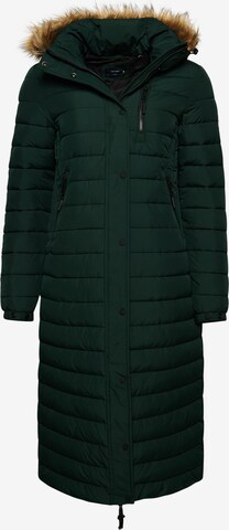 Superdry Wintermantel in Groen: voorkant