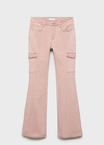 MANGO TEEN Boot cut Jeans in Pink