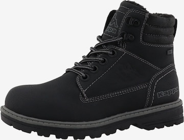 KAPPA Lace-Up Ankle Boots in Black: front
