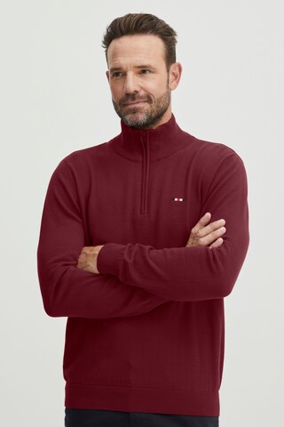 FQ1924 Trui 'Elias' in Rood: voorkant