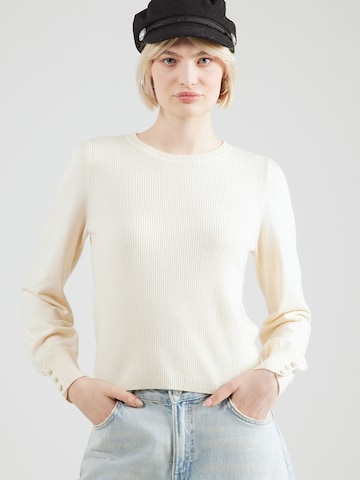 VERO MODA Sweter 'VMNEW HOLLY' w kolorze beżowy: przód