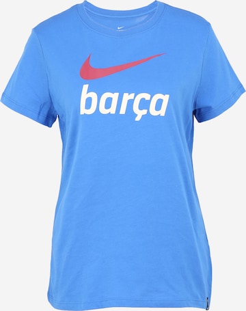 NIKETehnička sportska majica 'FC Barcelona' - plava boja: prednji dio