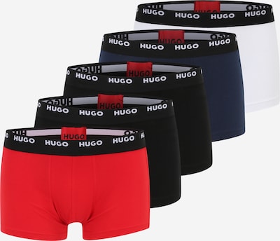 Boxeri HUGO pe bleumarin / roșu / negru / alb, Vizualizare produs