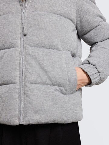 TOM TAILOR DENIM Winterjacke in Grau
