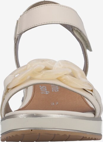 REMONTE Strap Sandals in Beige