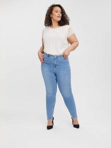 Vero Moda Curve Skinny Jeans 'Faithlora' in Blue