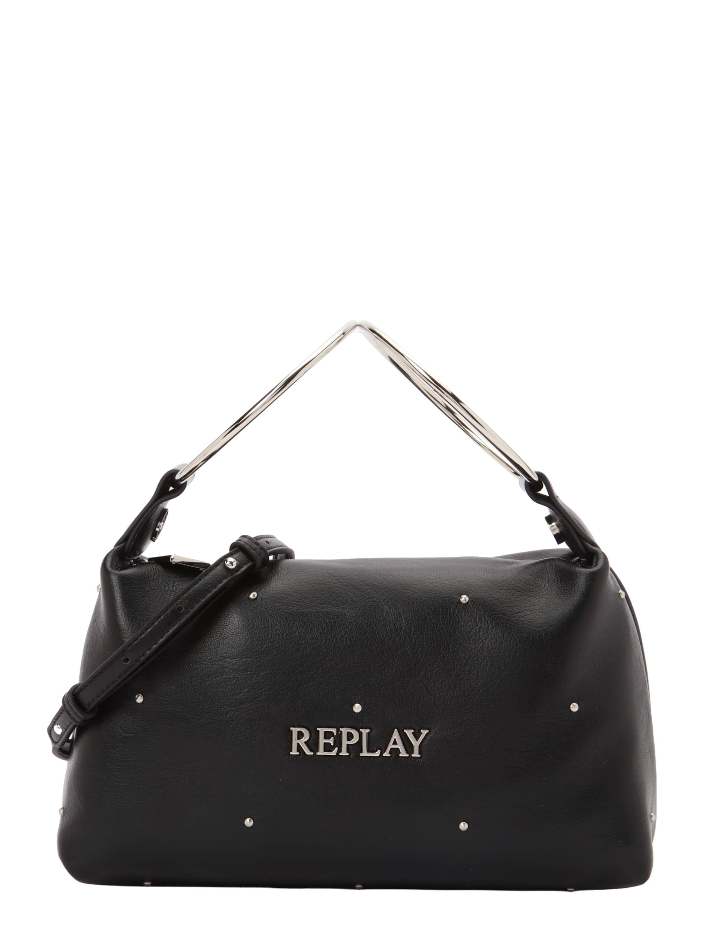 REPLAY Käekott, värv must: eest vaates