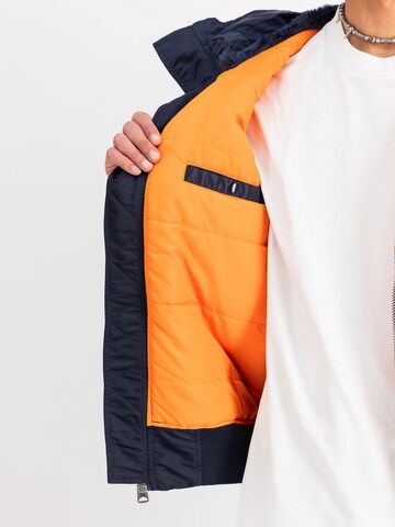 ALPHA INDUSTRIES Between-Season Jacket 'MA-1' in Blue