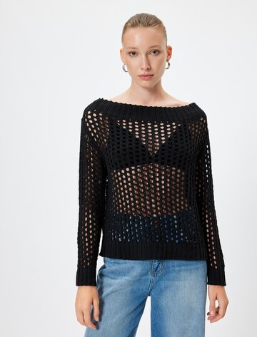 Koton Sweater in Black: front