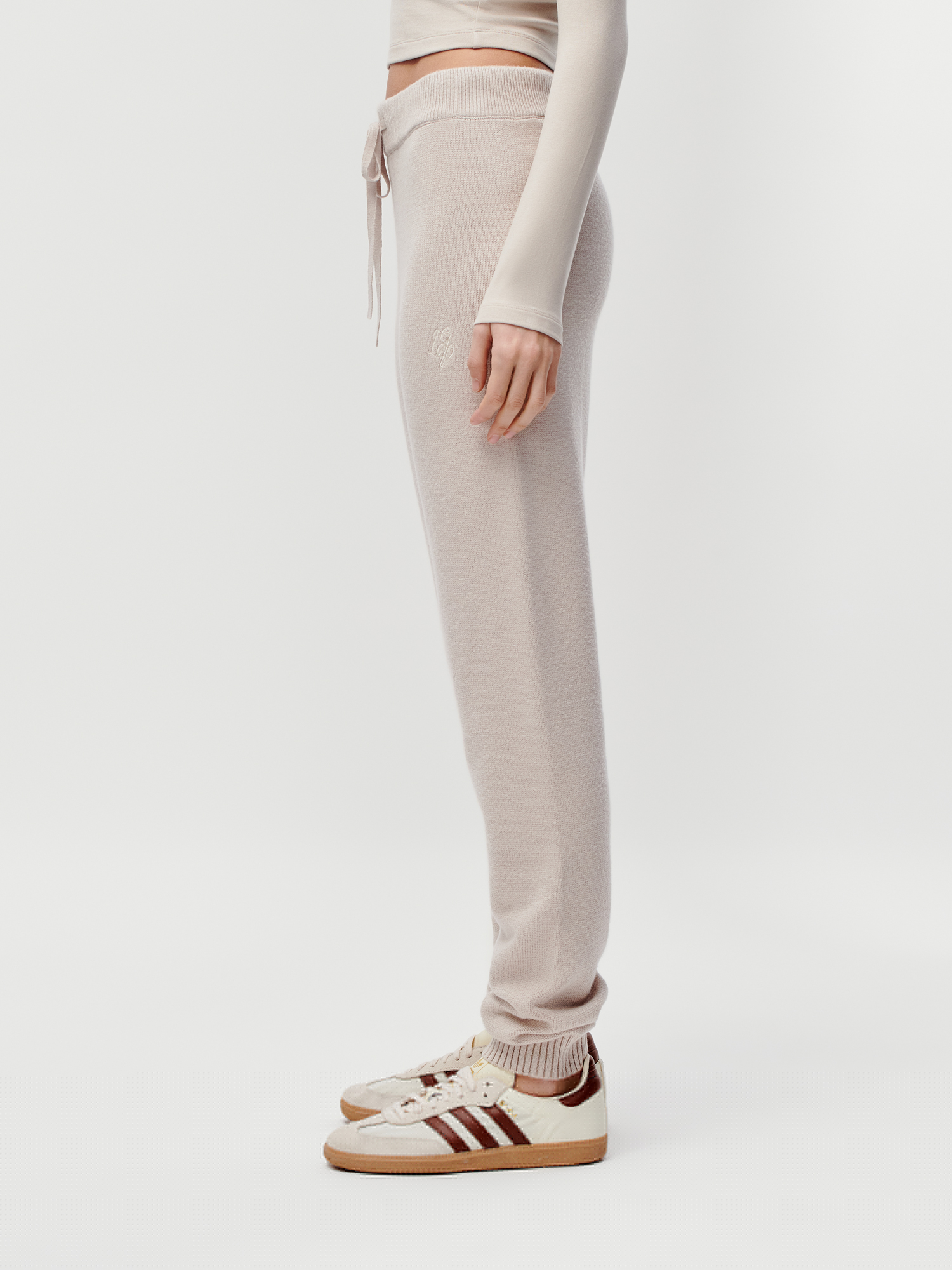 LeGer by Lena Gercke - Tapered Pantalón 'Cornelia' en beige