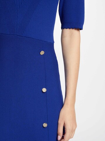 Morgan - Vestido de punto en azul