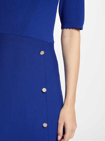 Morgan Úpletové šaty – modrá