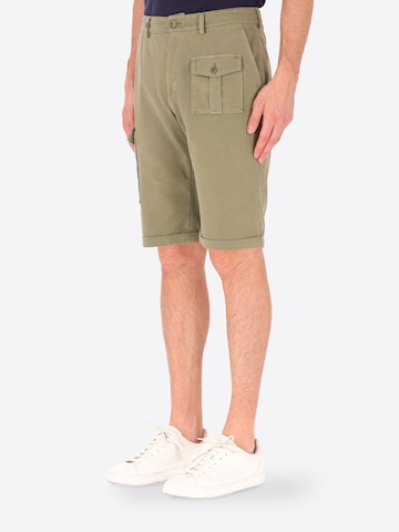 Distretto12 Regular Chino 'Marmi.' in Groen