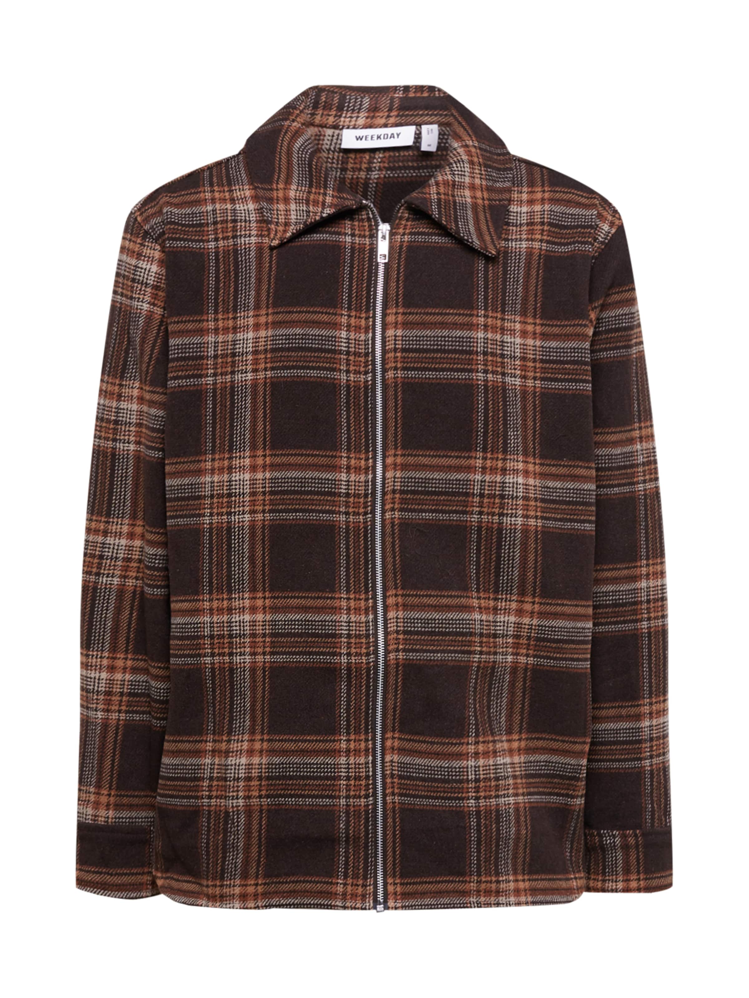 WEEKDAY Between-Season Jacket in Brown: front