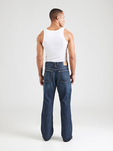 WEEKDAY Bootcut Kavbojke 'Mercury' | modra barva