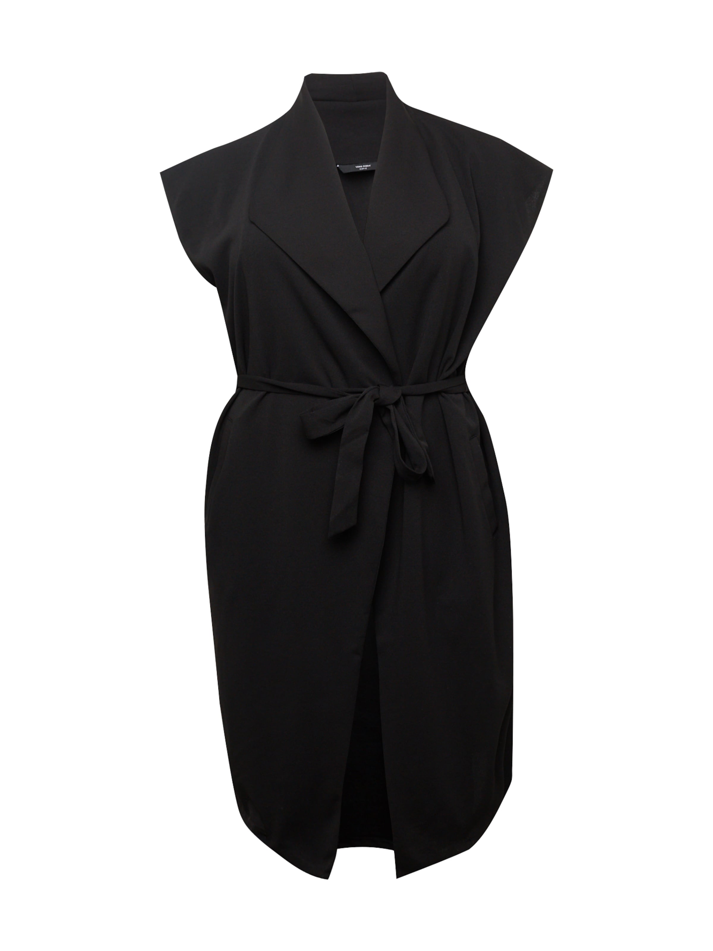 Vero Moda Curve Vest 'ALLISON' i sort: forside