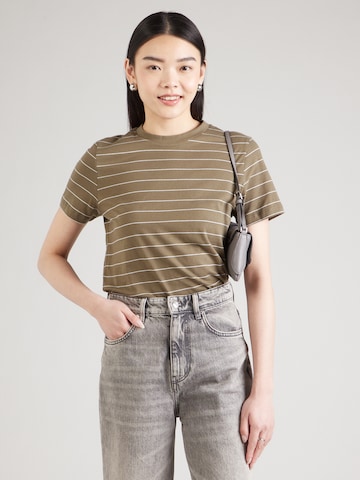 T-shirt 'SLFJESSY' SELECTED FEMME en vert : devant