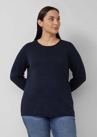 s.Oliver Pullover in Blau: Vorderseite