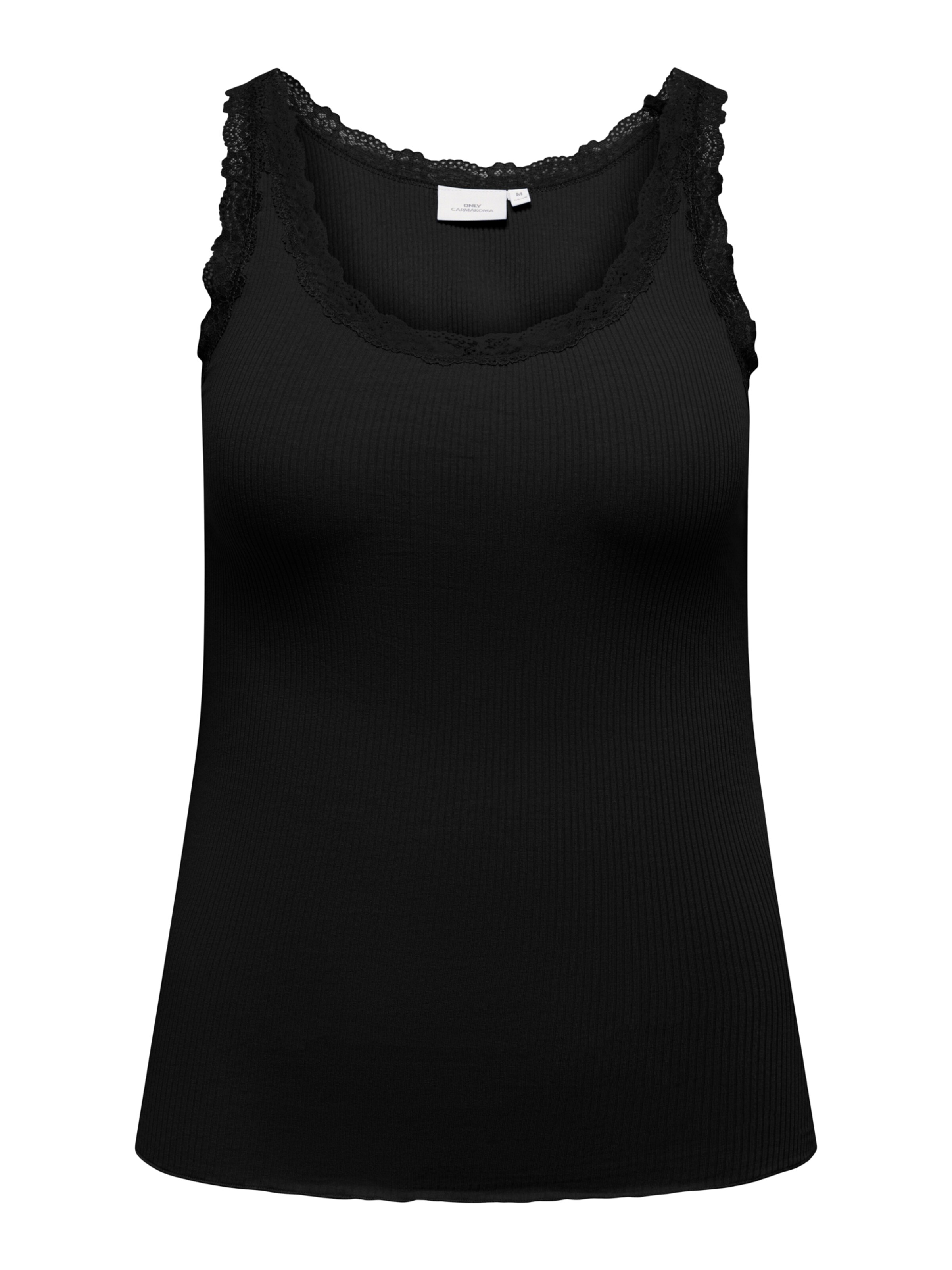 ONLY Carmakoma Top 'CARSARA SHARAI' in Black: front